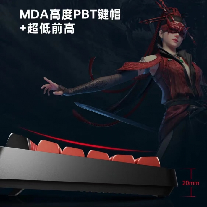 2.26发货】雷神ZERO98永劫无间客制化机械键盘三模gasket热插拔机械键盘